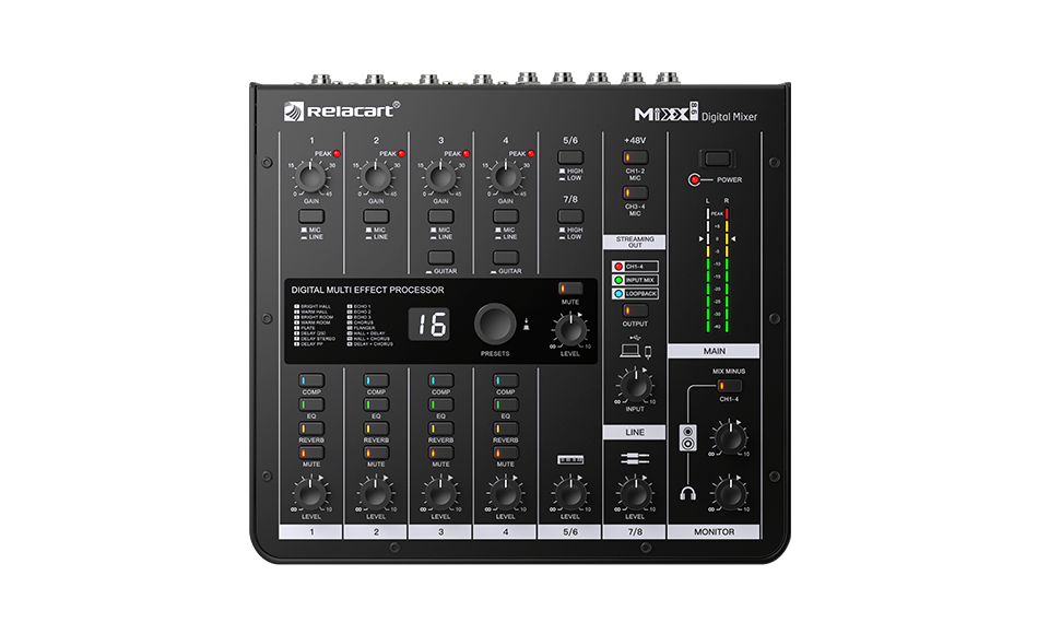 RELACART MIXX 8.6 : DIGITAL MIXER