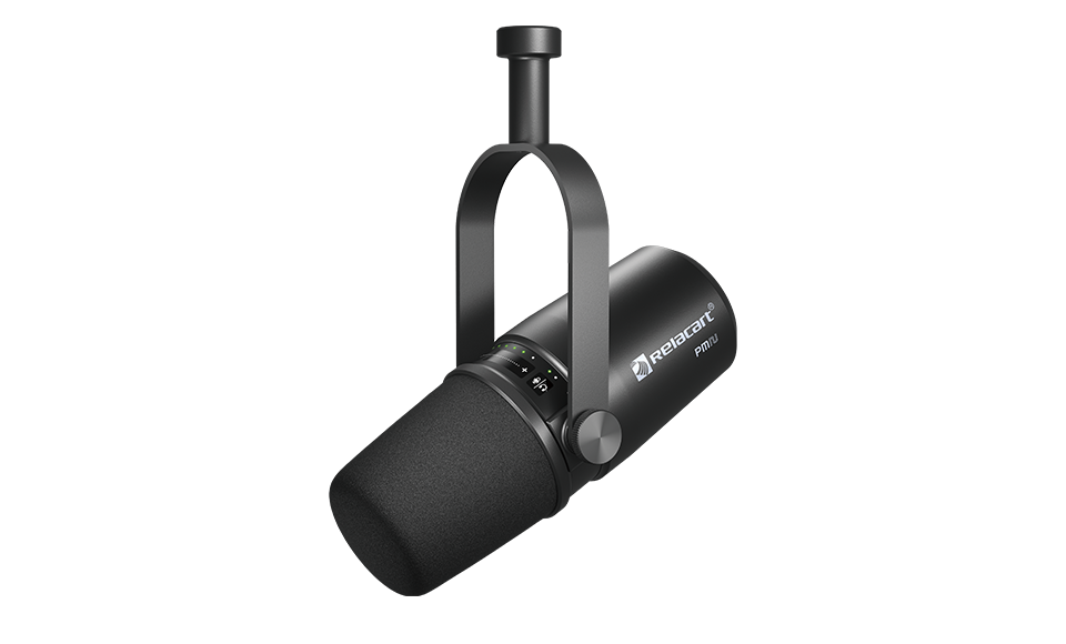 RELACART PM2 CARDIOID DYNAMIC PODCASTING MICROPHONE