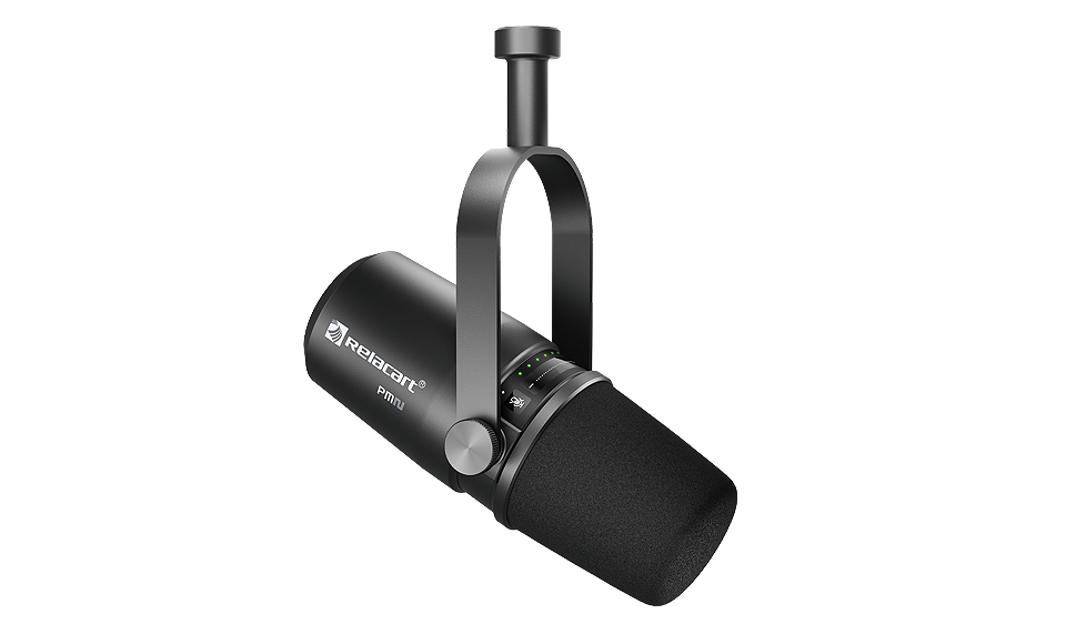 RELACART PM2 CARDIOID DYNAMIC PODCASTING MICROPHONE